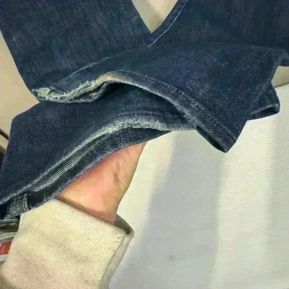 7 For All Mankind A Pocket Bootcut Jeans 28 / 6 Medium Wash Y2K Classic Fit - Picture 8 of 11